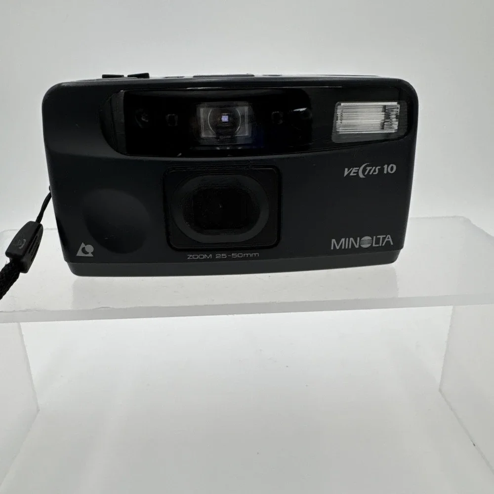 Minolta Vectis 10 Date Camera Vintage 90's APS Point and Shoot.‎ Not Film Tested